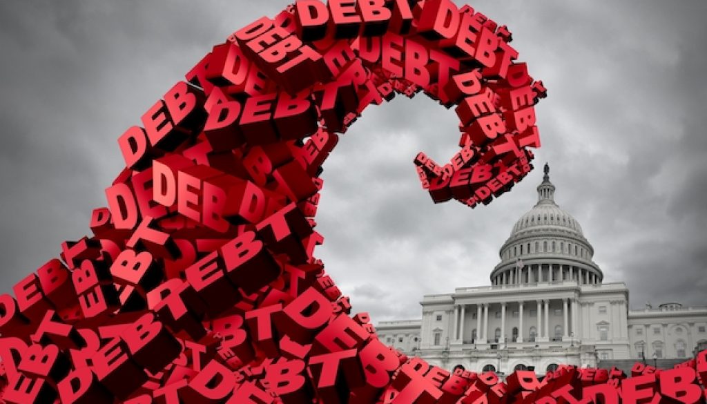 Us,Debt,Danger,As,The,American,Economy,In,Crisis,Or