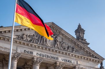 Germany-Flag-Building