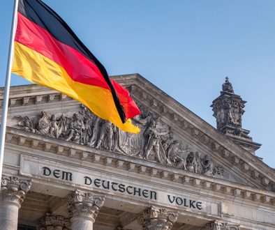 Germany-Flag-Building