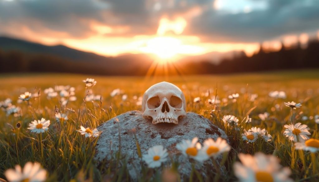 adobestock-skull-on-rock-in-field-scaled