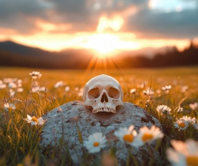 adobestock-skull-on-rock-in-field-scaled