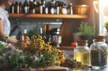 Apothecary-Herbalist-at-Work-with-Assorted-Dried-Herbs-1